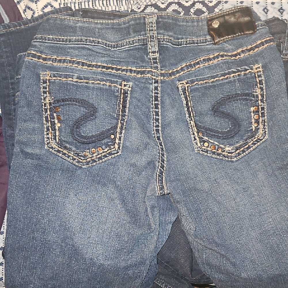 Jeans Silver SUKI MID STRAIGHT 29x32